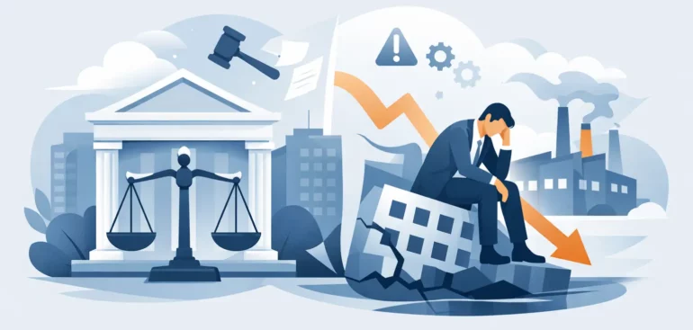 Tribunal de commerce et entreprise en difficulté